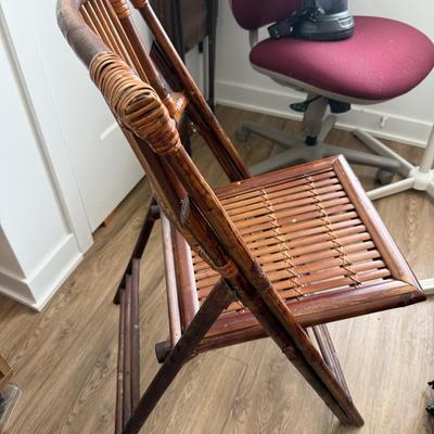 Bamboo Folding Chair