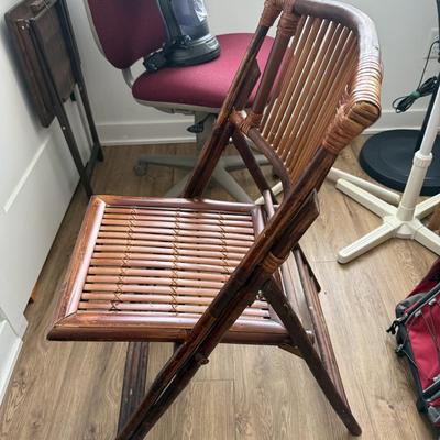 Bamboo Folding Chair