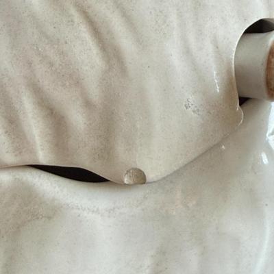 Vintage Italian Ceramic Rabbit Tureen with Lemon & Mushroom Lid – Figural Serving Dish