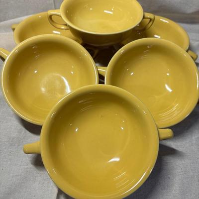 Vintage Homer Laughlin soup bowls