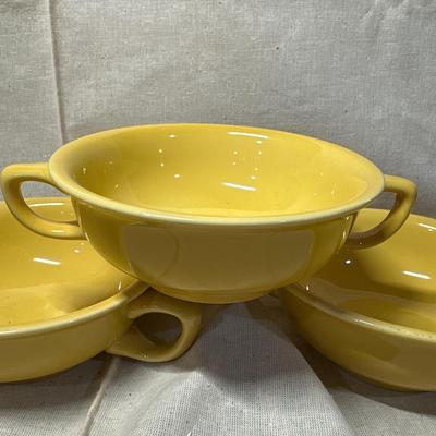 Vintage Homer Laughlin soup bowls
