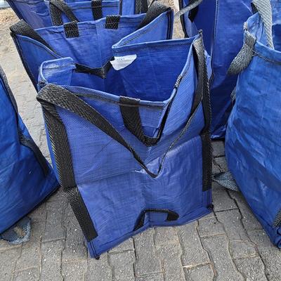 Sale Photo Thumbnail #1014: The three new ones measure 20" x 20" and 30" tall. The 2 that are slightly lighter in color measure 20" x 20" x 30" tall. Reusable and strong enough for yard debris, moving items, or 2 anteaters