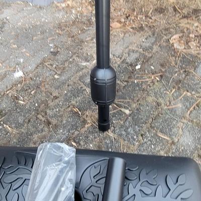 Sale Photo Thumbnail #1031: Base gets filled with sand, awning cranks open