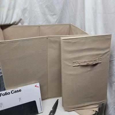 Sale Photo Thumbnail #1110: One cube has writing on it, the other looks new, you can scratch your back and many other things after you buy this lot