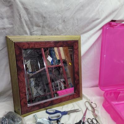 Sale Photo Thumbnail #1155: Note the plastic bins are each missing a clip. Hang the print in your window instead of going on vacation, huge moneysaver