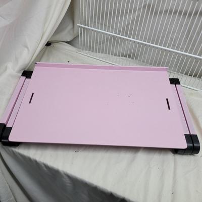 Sale Photo Thumbnail #1193: Cabinet, shelf with hardware, magnetic knife holder, shelving unit new, adjustable lap tray