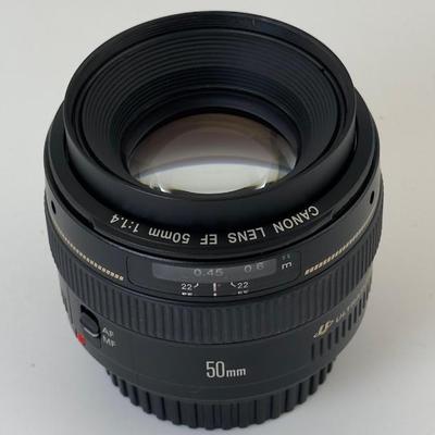 Canon EF 50mm F/1.4 USM Standard And Medium Telephoto Lens For Canon SLR Cameras, Fixed