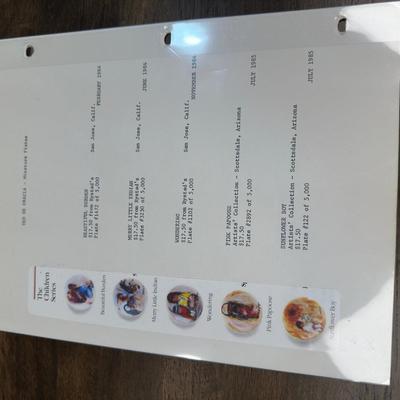 Rare Set Of 18 Original Signed & Numbered DeGrazia Miniature Plates