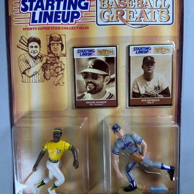 Vintage Kenner Starting Lineup Baseball Greats Sealed Collectible Figures 