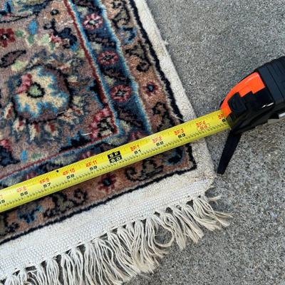 Antique Hand-Knotted Persian Rug  Floral Medallion Design  Wool With Possible Silk-Cleaned Professionally 