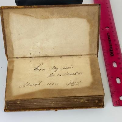 Antique 1827 New Testament & 18281831 Handwritten American Religious Journal  Exceptional Early Faith 