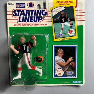 Kenner Starting Lineup Vintage Sealed Sports Collectible Figure Includes Rookie Year Card 