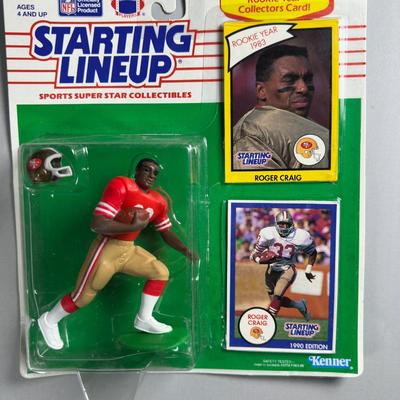 Kenner Starting Lineup Vintage Sealed Sports Collectible Figure Includes Rookie Year Card