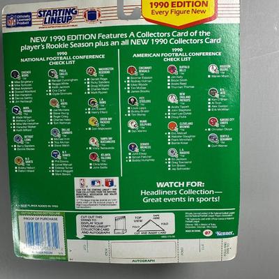 Kenner Starting Lineup Vintage Sealed Sports Collectible Figure Includes Rookie Year Card 