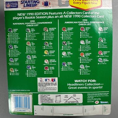 Kenner Starting Lineup Vintage Sealed Sports Collectible Figure Includes Rookie Year Card 