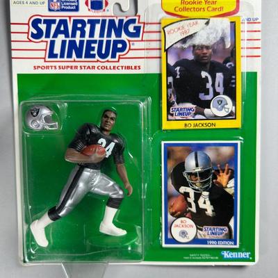 Kenner Starting Lineup Vintage Sealed Sports Collectible Figure Includes Rookie Year Card 