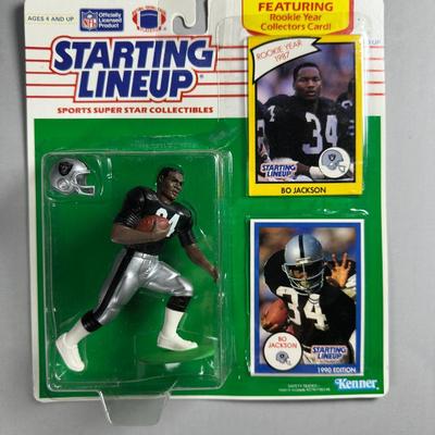 Kenner Starting Lineup Vintage Sealed Sports Collectible Figure Includes Rookie Year Card 