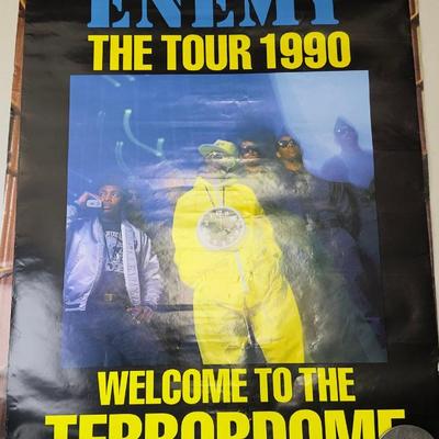 Vintage 80s90s Music & Film Poster Lot  Hip-Hop, Rock & Cult Cinema