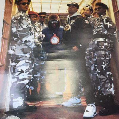 Vintage 80s90s Music & Film Poster Lot  Hip-Hop, Rock & Cult Cinema