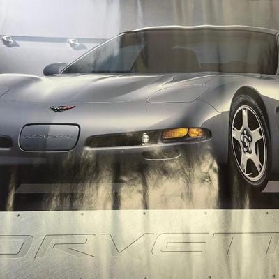 Vintage Exotic & Sports Car Posters Lot  Lamborghini Anniversary, Chevrolet Corvette & Chevron Techron