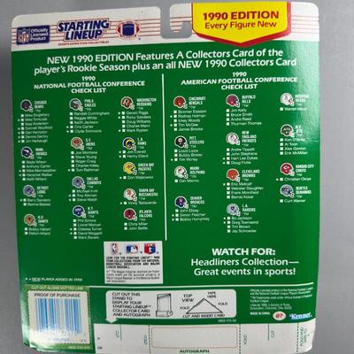 Kenner Starting Lineup Vintage Sealed Sports Collectible Figure Includes Rookie Year Card 