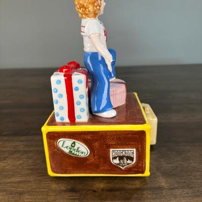 Vintage Figurine Music Box