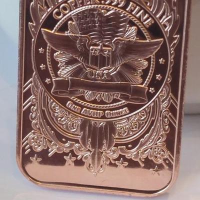 Beautiful copper bar