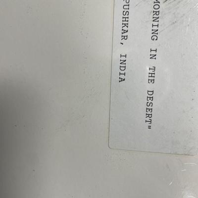 “Morning in the Dessert”