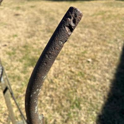 Early Farm Utility Dolly / Hand Truck – Cast Iron Wheels – Primitive Agricultural Equipment