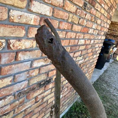 Early Farm Utility Dolly / Hand Truck – Cast Iron Wheels – Primitive Agricultural Equipment