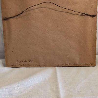 Sale Photo Thumbnail #21: Beautiful original Artwork by Artist Wallace Nutting, Dated 1916

Original Hand colored of Wentworth Gardener House, Portsmouth New Hampshire. Excellent condition with only slight discoloration on the white border as pictured.