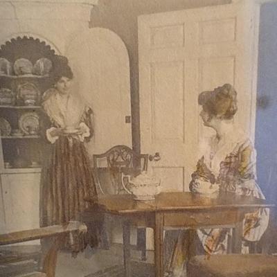 Sale Photo Thumbnail #24: Beautiful original Artwork by Artist Wallace Nutting, Dated 1916

Original Hand colored of Wentworth Gardener House, Portsmouth New Hampshire. Excellent condition with only slight discoloration on the white border as pictured.