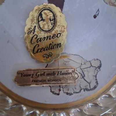 Sale Photo Thumbnail #56: Beautiful Antique Crystal Frames Cameo Collection Girls. Great Condition