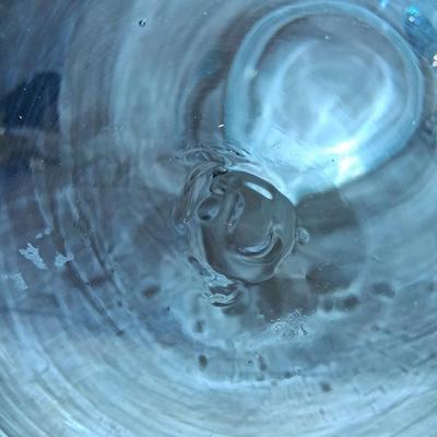 Sale Photo Thumbnail #90: 17 1/2" Large Blenko John Nickerson Milk Jug Apothecary style Jar. Completely Hand Blown. Hard to find. Last 3 pics show the 3 I found with prices. 

Perfect Condition with no chips cracks or breaks.