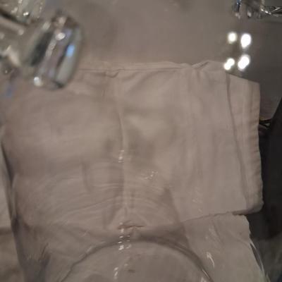 Sale Photo Thumbnail #88: 17 1/2" Large Blenko John Nickerson Milk Jug Apothecary style Jar. Completely Hand Blown. Hard to find. Last 3 pics show the 3 I found with prices. 

Perfect Condition with no chips cracks or breaks.