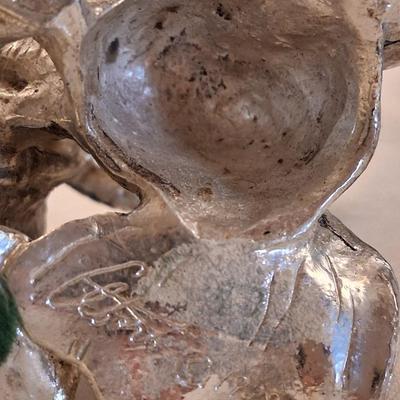 Sale Photo Thumbnail #106: Marked Arthur Court 1999. Great condition.  Very stunning. Needs a good polishing. Shakers are crystal.