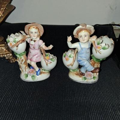 Sale Photo Thumbnail #141: Cute Set of Antique Children figurines in Great condition