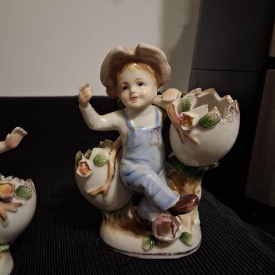 Sale Photo Thumbnail #133: Cute Set of Antique Children figurines in Great condition