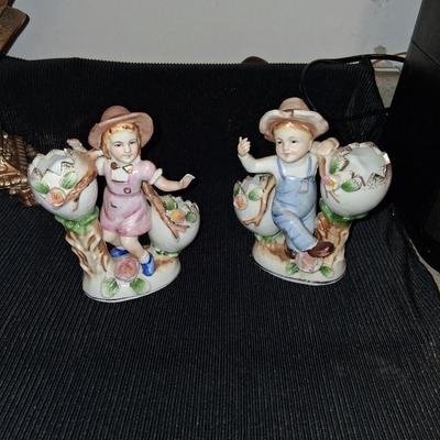 Sale Photo Thumbnail #144: Cute Set of Antique Children figurines in Great condition