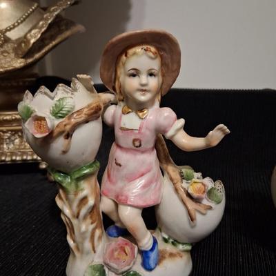 Sale Photo Thumbnail #132: Cute Set of Antique Children figurines in Great condition