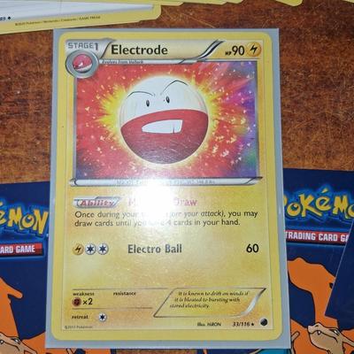 Sale Photo Thumbnail #175: 50 Random Cards. May include Holos, Japanese,  Rares, Commons & more
Sleeves shown are included.