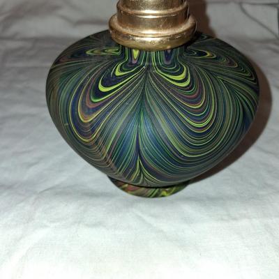 Sale Photo Thumbnail #208: Use with oil & a wick or use with sticks. Beautiful Fordite Color patterns