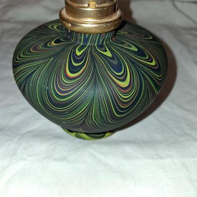 Sale Photo Thumbnail #212: Use with oil & a wick or use with sticks. Beautiful Fordite Color patterns