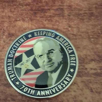 Sale Photo Thumbnail #235: 70th Anniversary A bomb Challenge Coin. Excellent condition