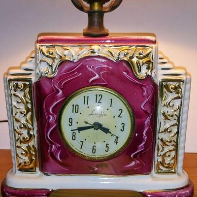 Sale Photo Thumbnail #276: Works great, both clock & Lamp. (Shade is not included unless pick up, to expensive to ship)