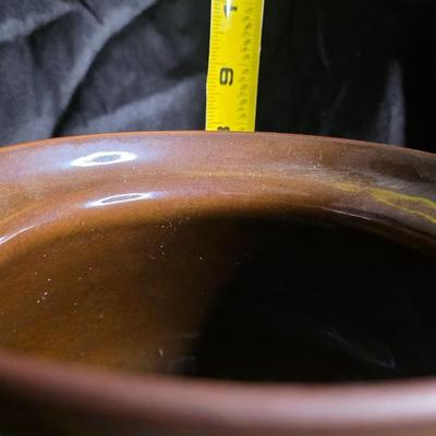 Handcrafted Vintage Ceramic Vessel with Ornate Scrollwork and Rustic Earthen Glaze