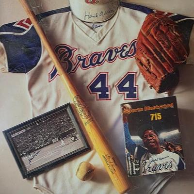 1993 Licensed Hank Aaron 715 Commemorative First-Edition Print