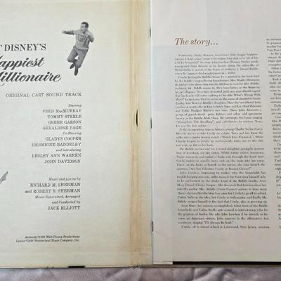 Walt Disney’s The Happiest Millionaire Original Cast Soundtrack LP – Buena Vista Records Stereo