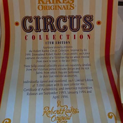 Robert Raikes Circus Collection Maurice the Ringmaster Monkey - 1994 Limited Edition Plush Figurine