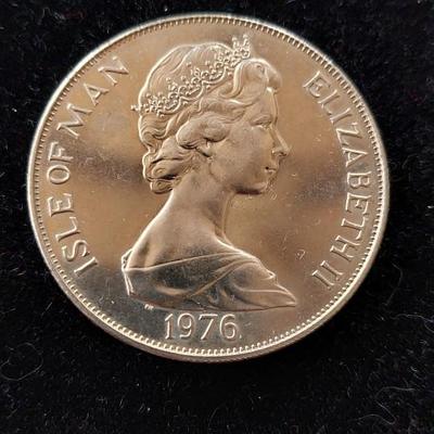 Isle of Man 1976 Bicentennial Crown coin